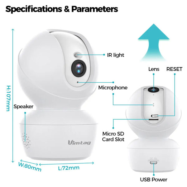 2.5K Smart Indoor Camera | Auto-Tracking | TheSecurityPlanet - Image 4